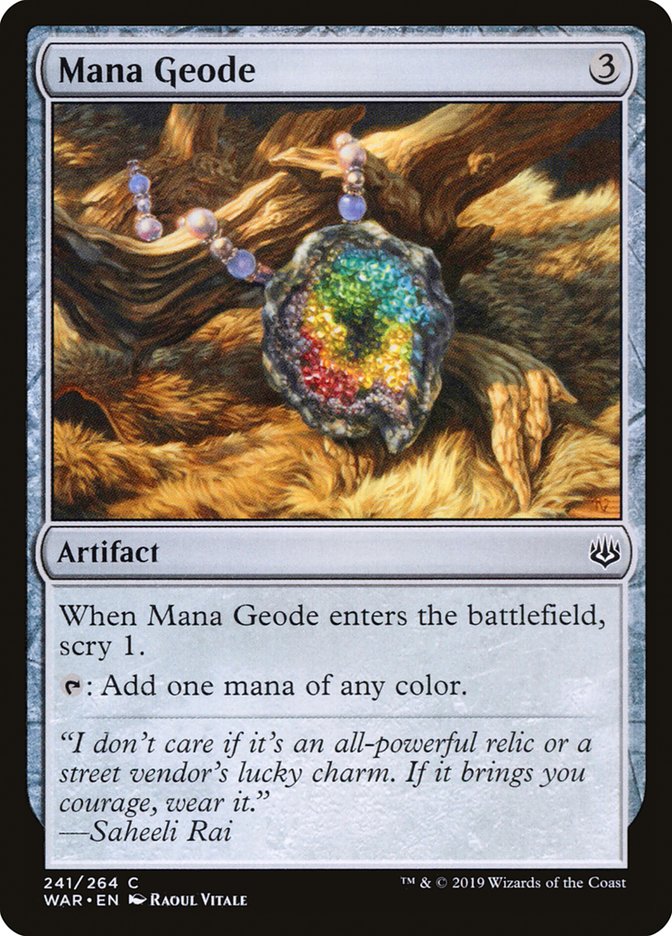 Mana Geode [War of the Spark] | Webway Games