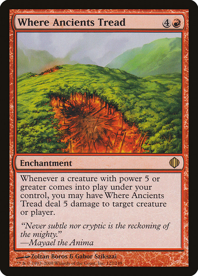 Where Ancients Tread [Shards of Alara] | Webway Games