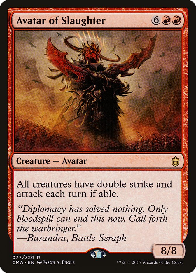 Avatar of Slaughter [Commander Anthology] | Webway Games
