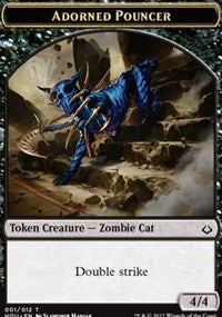Adorned Pouncer // Horse Double-sided Token [Hour of Devastation Tokens] | Webway Games