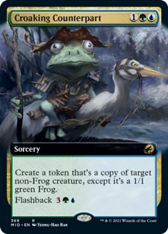 Croaking Counterpart (Extended) [Innistrad: Midnight Hunt] | Webway Games