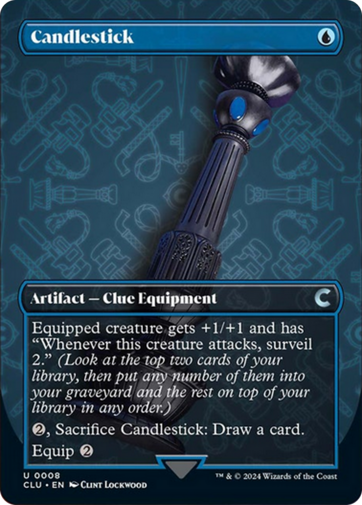 Candlestick (Borderless) [Ravnica: Clue Edition] | Webway Games