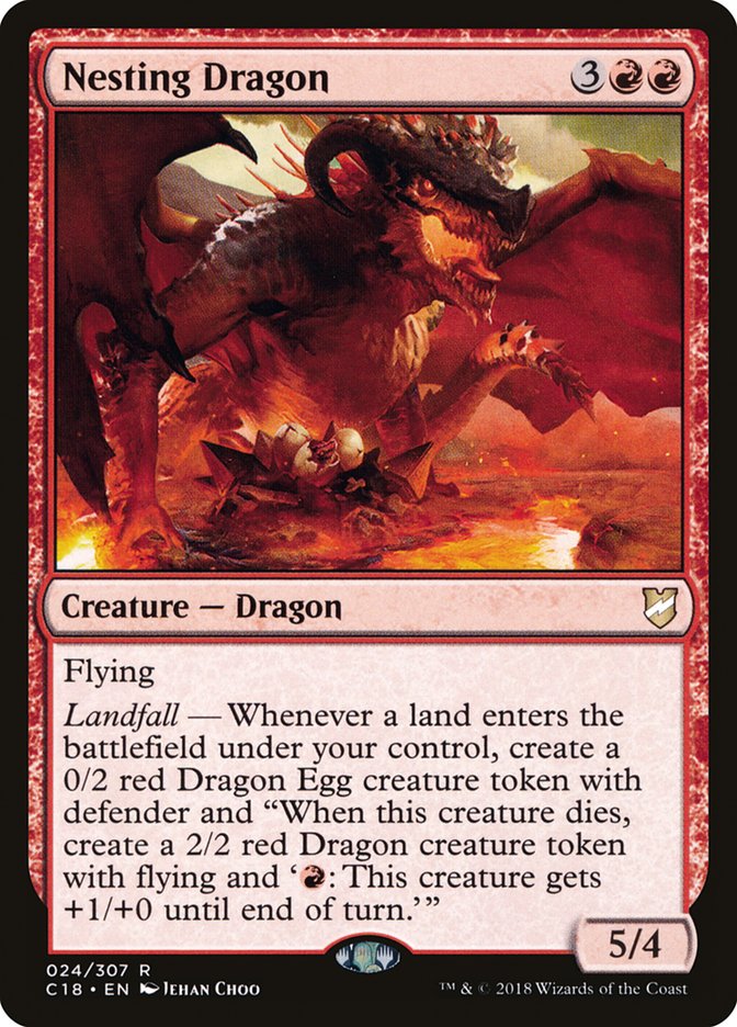 Nesting Dragon [Commander 2018] | Webway Games