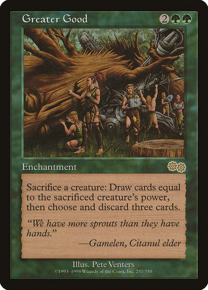 Greater Good [Urza's Saga] | Webway Games