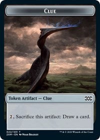 Clue // Golem Double-sided Token [Double Masters Tokens] | Webway Games