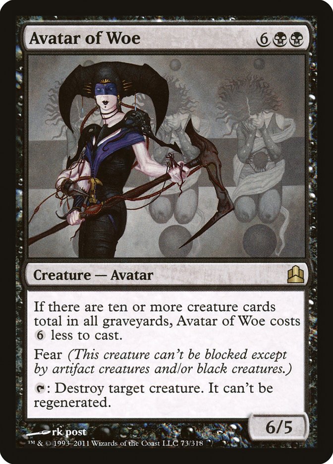 Avatar of Woe [Commander 2011] | Webway Games