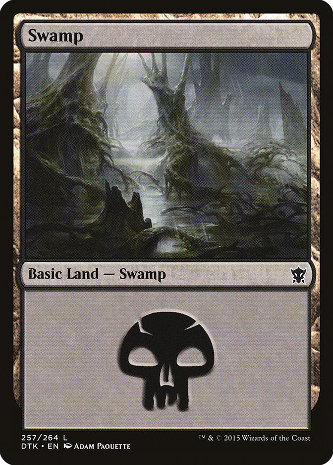 Swamp (#257) [Dragons of Tarkir] | Webway Games