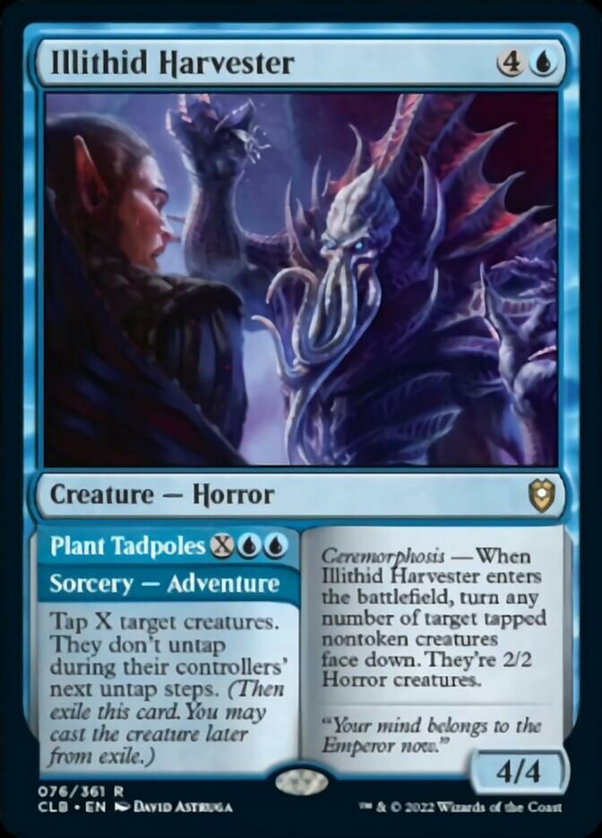 Illithid Harvester // Plant Tadpoles [Commander Legends: Battle for Baldur's Gate] | Webway Games