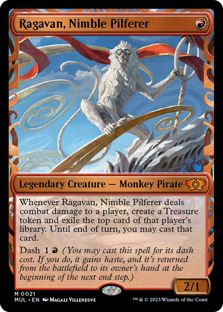 Ragavan, Nimble Pilferer (Halo Foil) [Multiverse Legends] | Webway Games