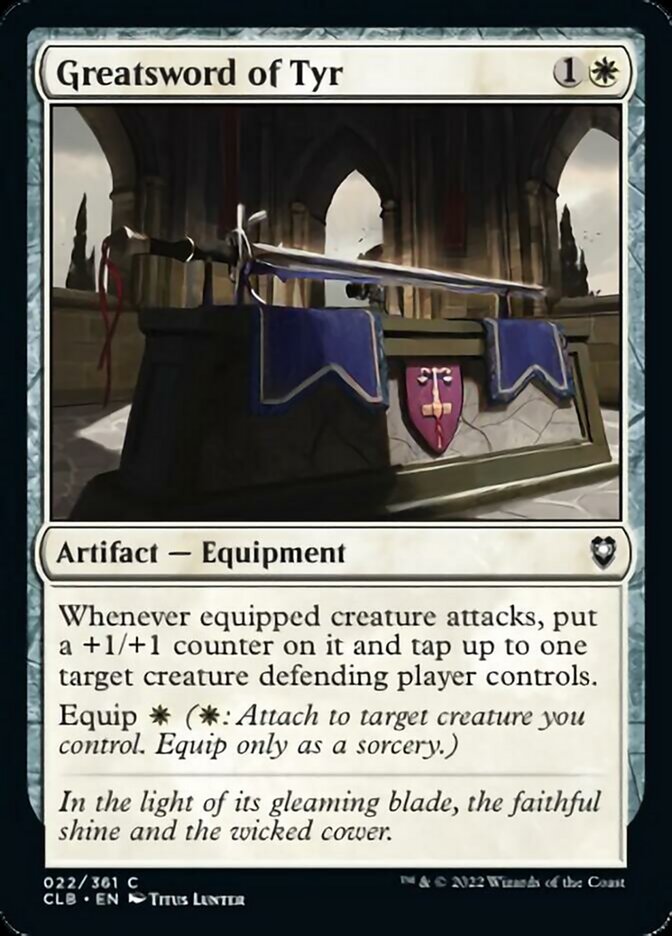 Greatsword of Tyr [Commander Legends: Battle for Baldur's Gate] | Webway Games