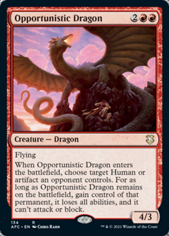 Opportunistic Dragon [Dungeons & Dragons: Adventures in the Forgotten Realms Commander] | Webway Games