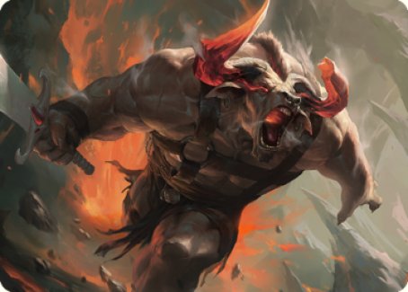 Furious Bellow Art Card [Dominaria United Art Series] | Webway Games