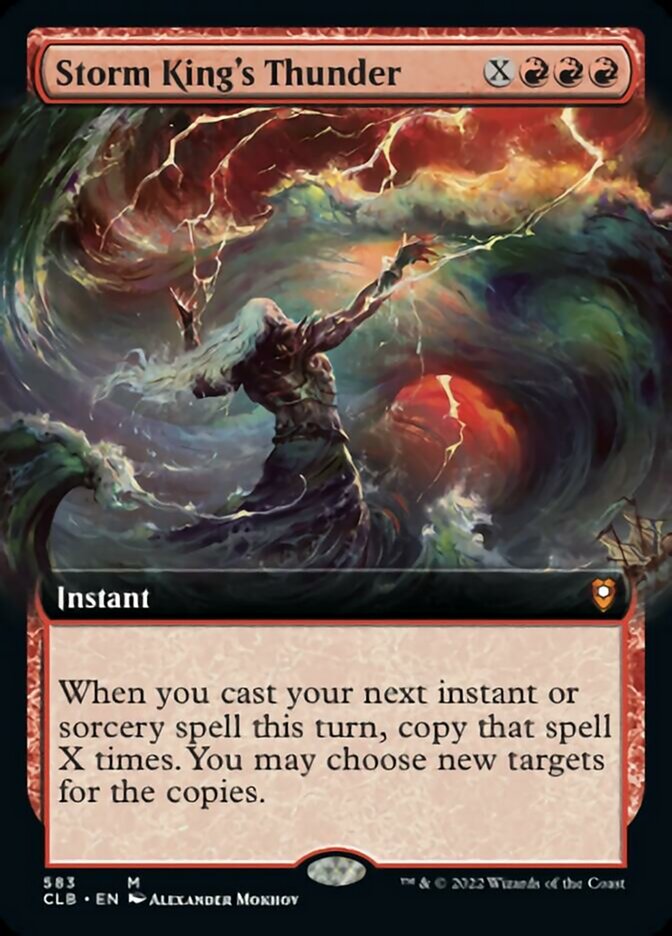 Storm King's Thunder (Extended Art) [Commander Legends: Battle for Baldur's Gate] | Webway Games