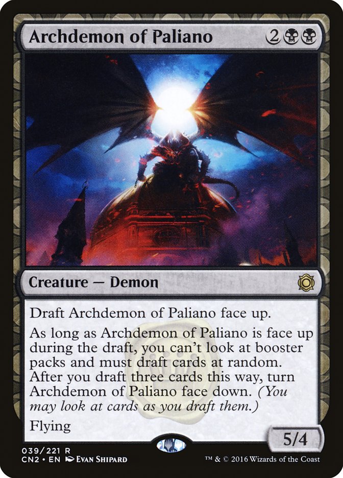 Archdemon of Paliano [Conspiracy: Take the Crown] | Webway Games