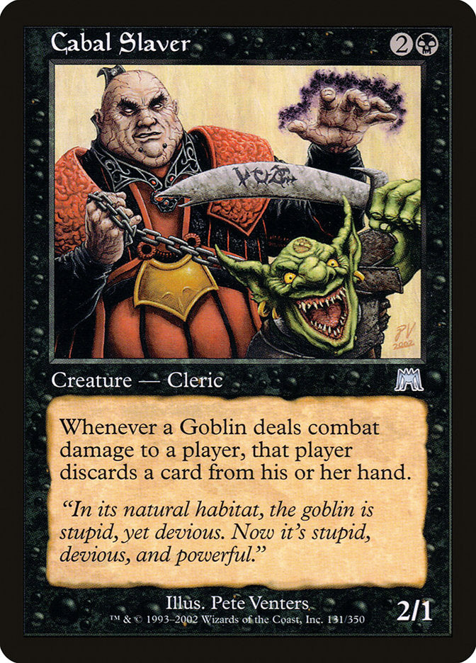 Cabal Slaver [Onslaught] | Webway Games