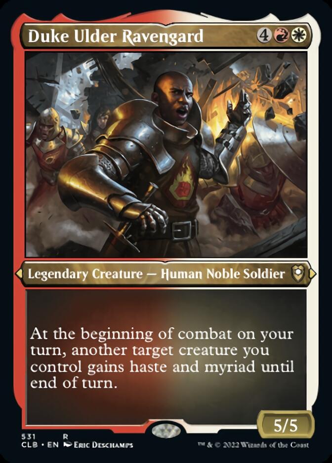Duke Ulder Ravengard (Foil Etched) [Commander Legends: Battle for Baldur's Gate] | Webway Games