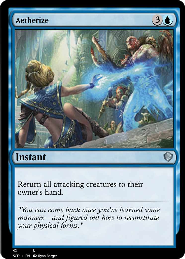 Aetherize [Starter Commander Decks] | Webway Games