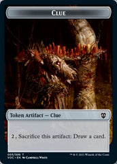 Angel // Clue Double-sided Token [Innistrad: Crimson Vow Commander Tokens] | Webway Games