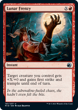 Lunar Frenzy [Innistrad: Midnight Hunt] | Webway Games