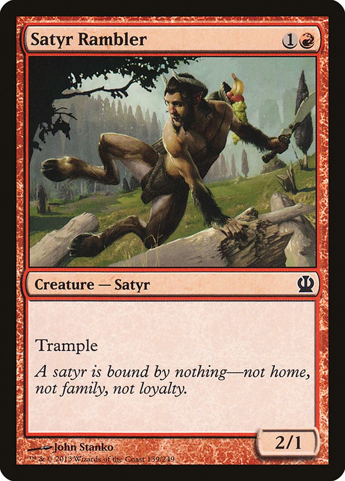 Satyr Rambler [Theros] | Webway Games