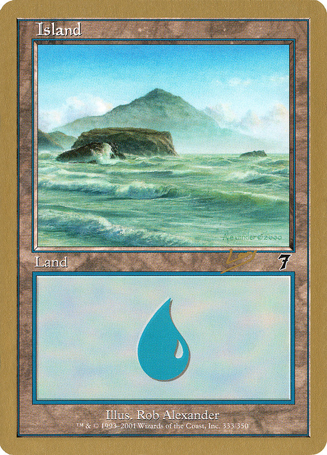 Island (333) (Raphael Levy) [World Championship Decks 2002] | Webway Games