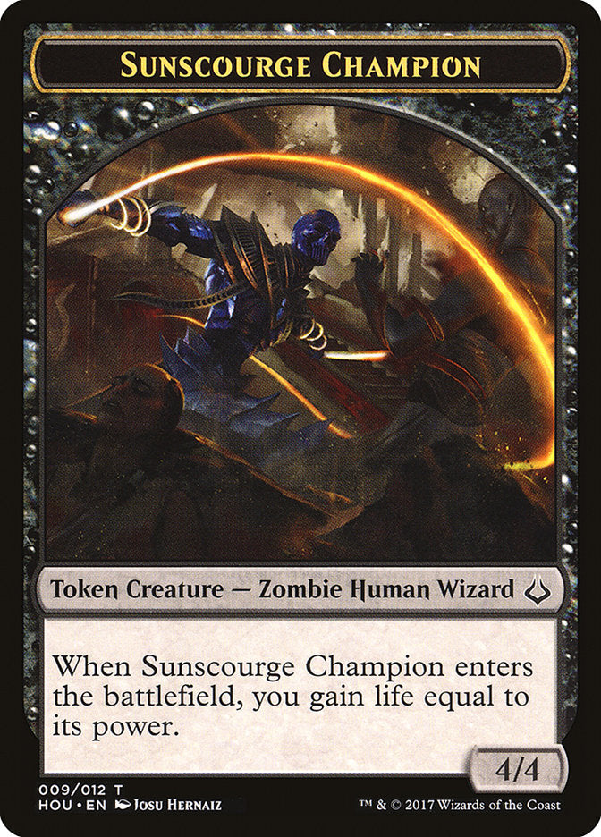 Sunscourge Champion Token [Hour of Devastation Tokens] | Webway Games