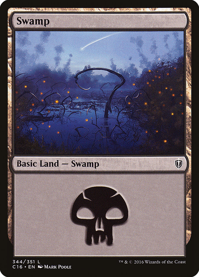 Swamp (#344) [Commander 2016] | Webway Games