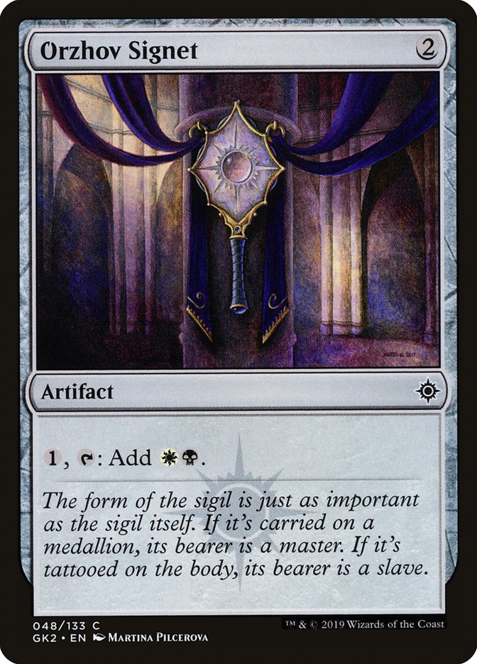 Orzhov Signet [Ravnica Allegiance Guild Kit] | Webway Games