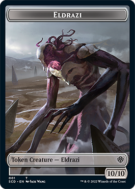 Eldrazi // Soldier Double-Sided Token [Starter Commander Decks] | Webway Games