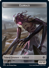 Eldrazi // Soldier Double-Sided Token [Starter Commander Decks] | Webway Games