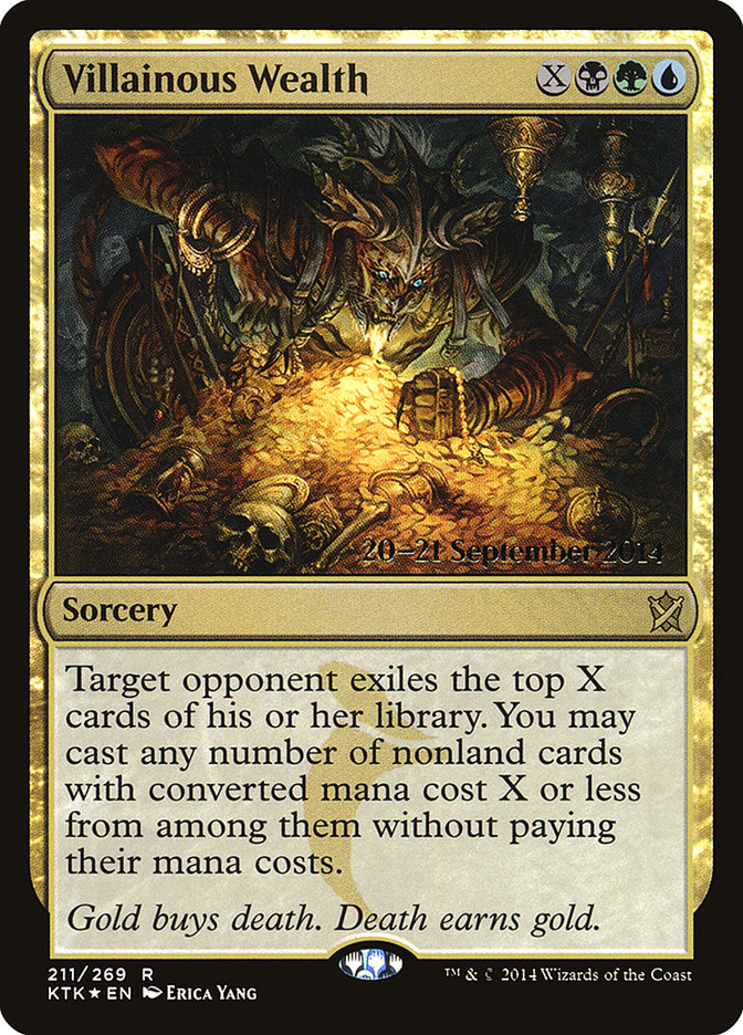 Villainous Wealth  [Khans of Tarkir Prerelease Promos] | Webway Games