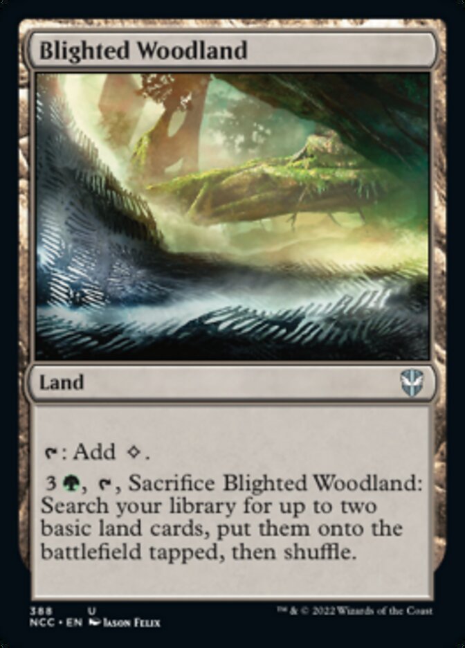 Blighted Woodland [Streets of New Capenna Commander] | Webway Games