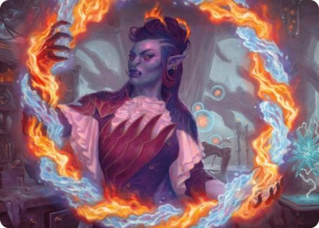 Rootha, Mercurial Artist Art Card [Strixhaven: School of Mages Art Series] | Webway Games