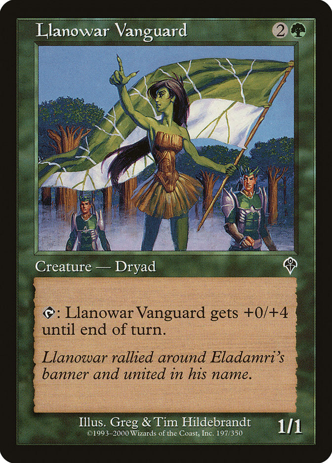 Llanowar Vanguard [Invasion] | Webway Games
