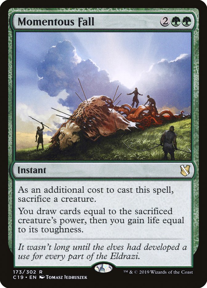 Momentous Fall [Commander 2019] | Webway Games