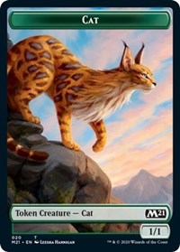 Cat (020) // Soldier Double-sided Token [Core Set 2021 Tokens] | Webway Games