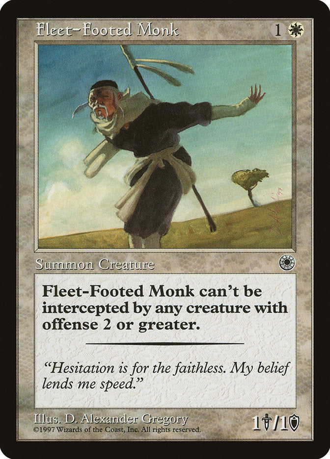 Fleet-Footed Monk [Portal] | Webway Games
