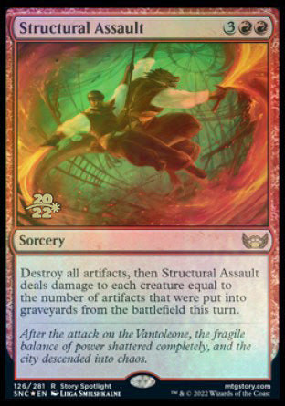 Structural Assault [Streets of New Capenna Prerelease Promos] | Webway Games