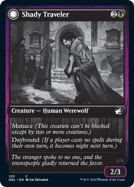 Shady Traveler // Stalking Predator [Innistrad: Double Feature] | Webway Games