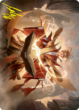 Augusta, Dean of Order Art Card (Gold-Stamped Signature) [Strixhaven: School of Mages Art Series] | Webway Games