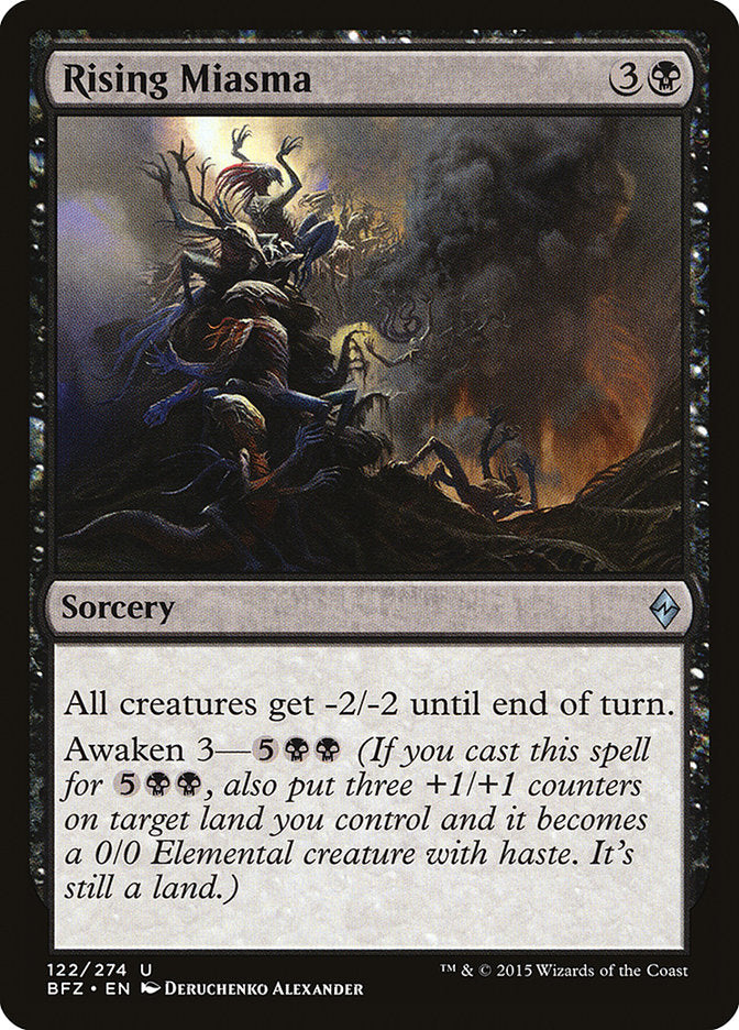 Rising Miasma [Battle for Zendikar] | Webway Games