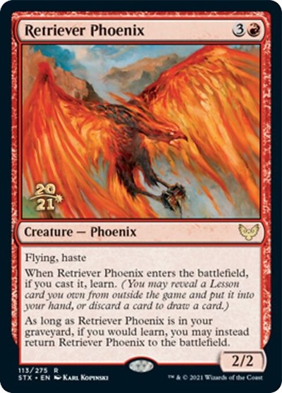 Retriever Phoenix [Strixhaven: School of Mages Prerelease Promos] | Webway Games