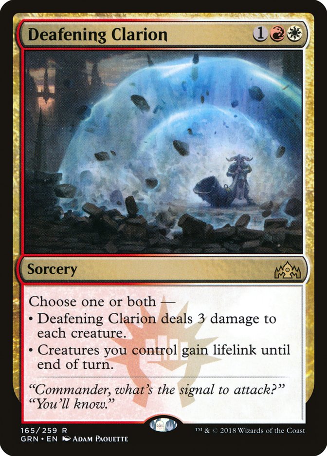 Deafening Clarion [Guilds of Ravnica] | Webway Games