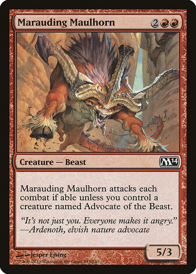 Marauding Maulhorn [Magic 2014] | Webway Games