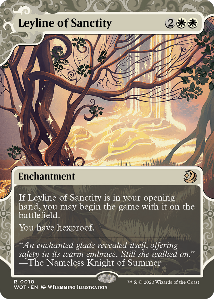 Leyline of Sanctity [Wilds of Eldraine: Enchanting Tales] | Webway Games