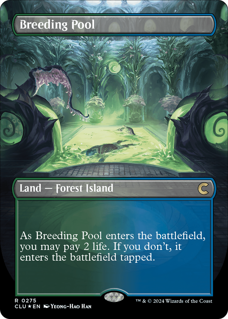 Breeding Pool (Borderless) [Ravnica: Clue Edition] | Webway Games