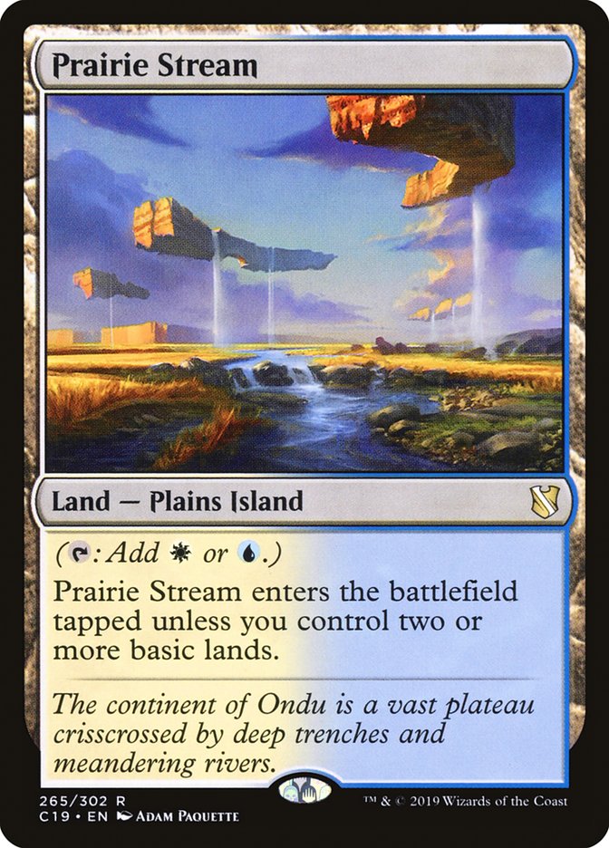 Prairie Stream [Commander 2019] | Webway Games