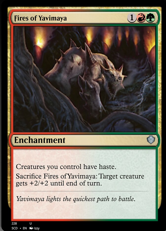 Fires of Yavimaya [Starter Commander Decks] | Webway Games