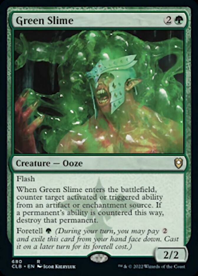 Green Slime [Commander Legends: Battle for Baldur's Gate] | Webway Games
