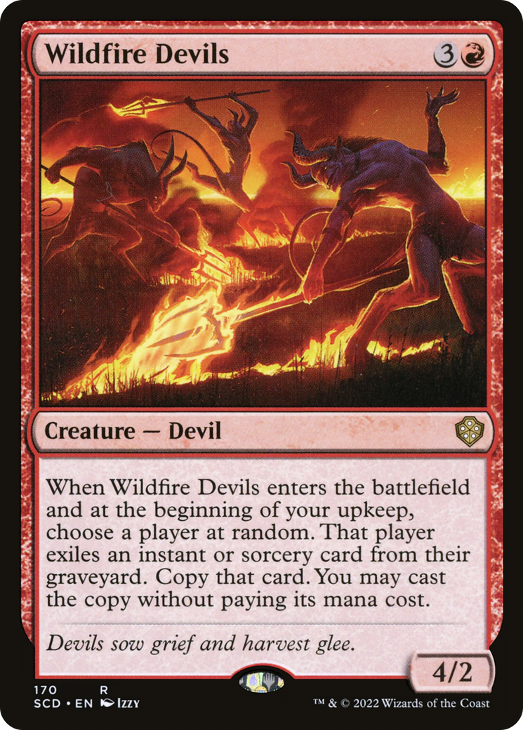 Wildfire Devils [Starter Commander Decks] | Webway Games